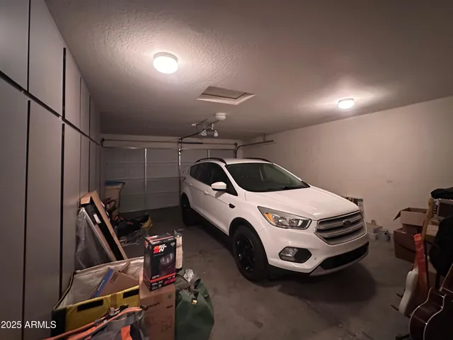 a view of car garage