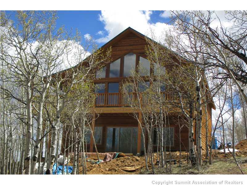 1135 Sheep Ridge Road Fairplay, CO 80440 - Photo 3 of 17 a front view of a house with a yard
