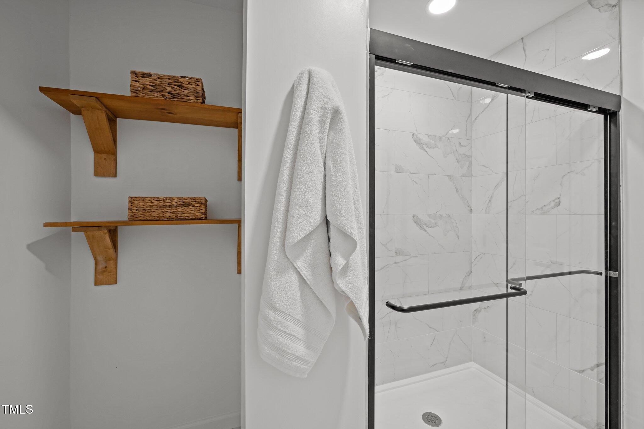 419 Obie Drive Durham, NC 27713 - Photo 25 of 33 a bathroom with a shower and a shower