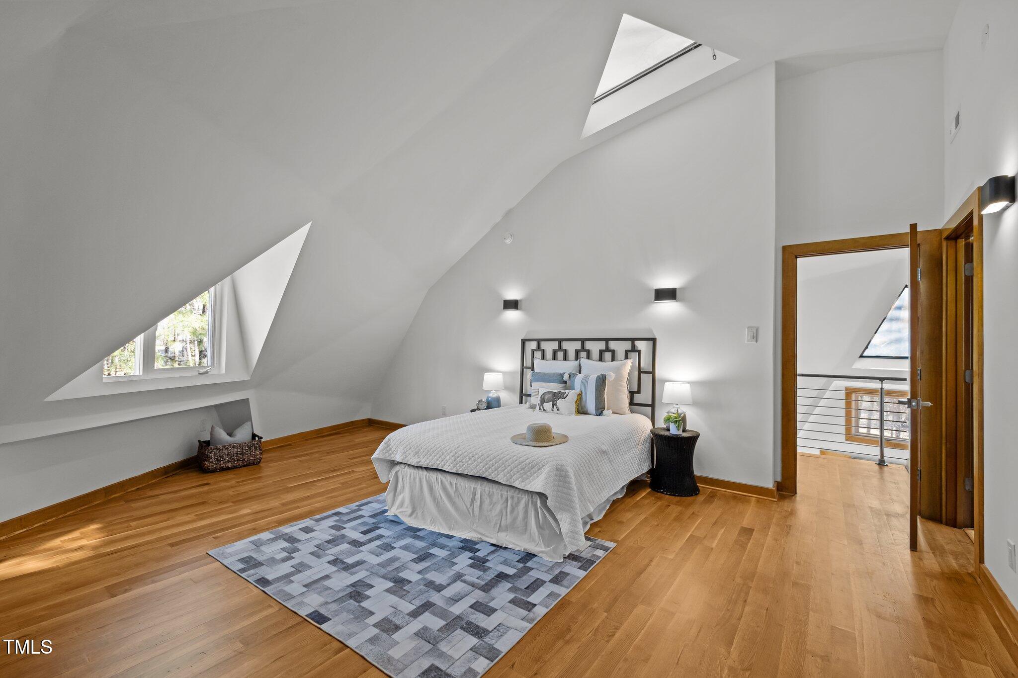 419 Obie Drive Durham, NC 27713 - Photo 6 of 33 a bedroom with double bed and window