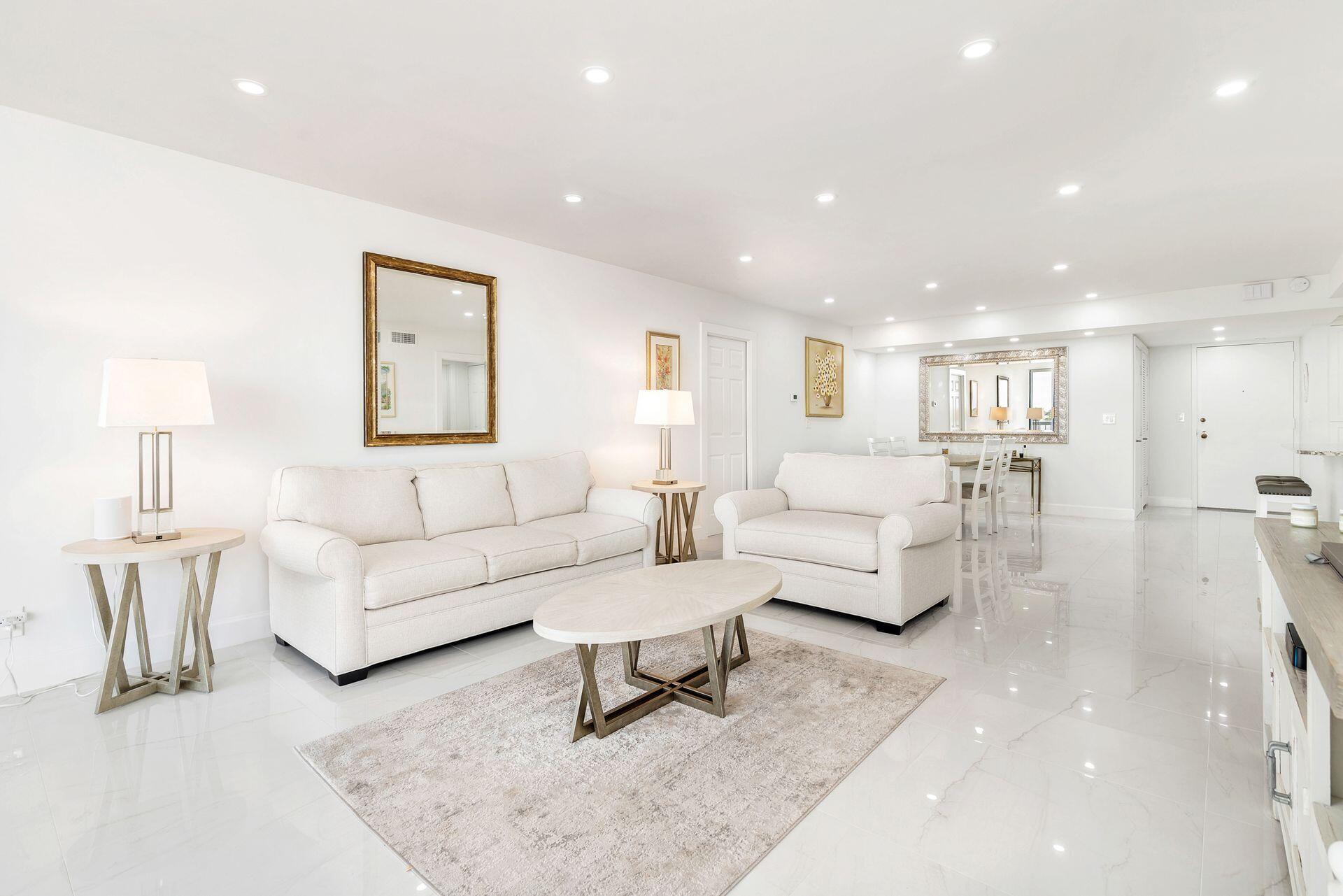 3300 South Ocean Boulevard, Unit 306N Palm Beach, FL 33480 - Photo 7 of 35 Living room & Dining Room