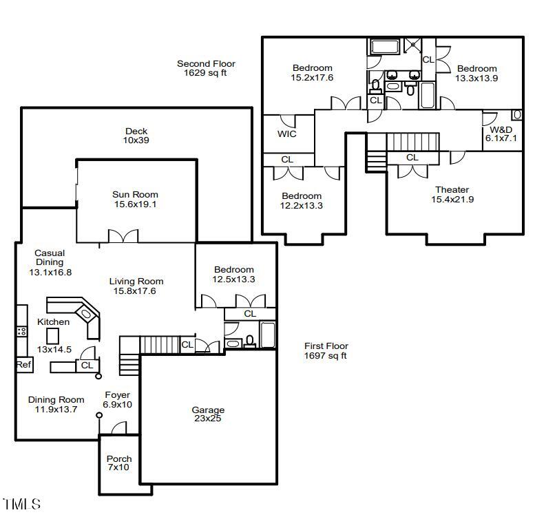 5119 Orabelle Court Raleigh, NC 27606 - Photo 40 of 40 FLOOR PLAN