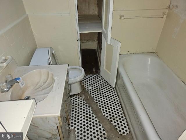 6253 Morton Street Philadelphia, PA 19144 - Photo 13 of 17 a bathroom with a sink and a shower