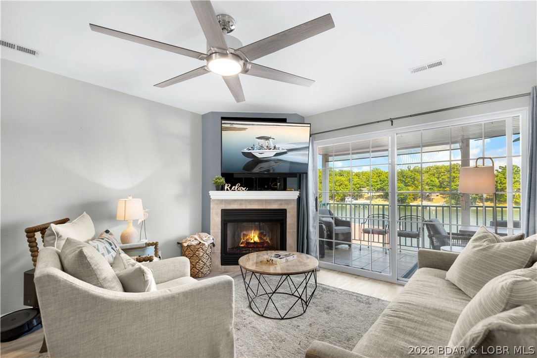 182 Sac Road, Unit C 201 Sunrise Beach, MO 65079 - Photo 3 of 35 Living Room to VIEW