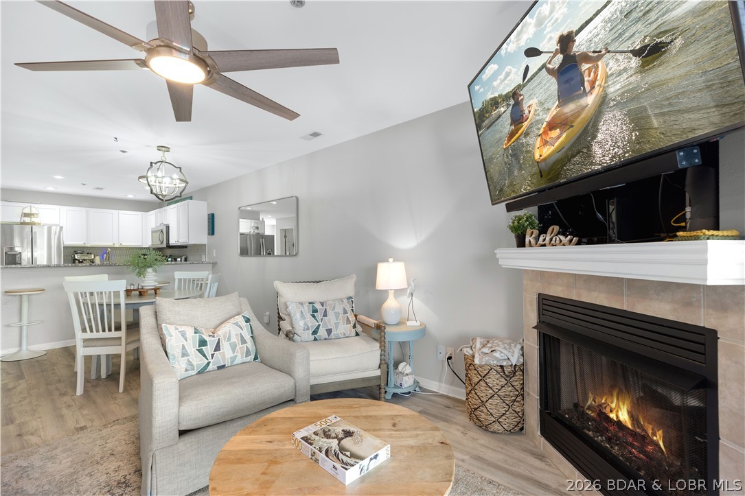 182 Sac Road, Unit C 201 Sunrise Beach, MO 65079 - Photo 4 of 35 Living Space is Light & Bright