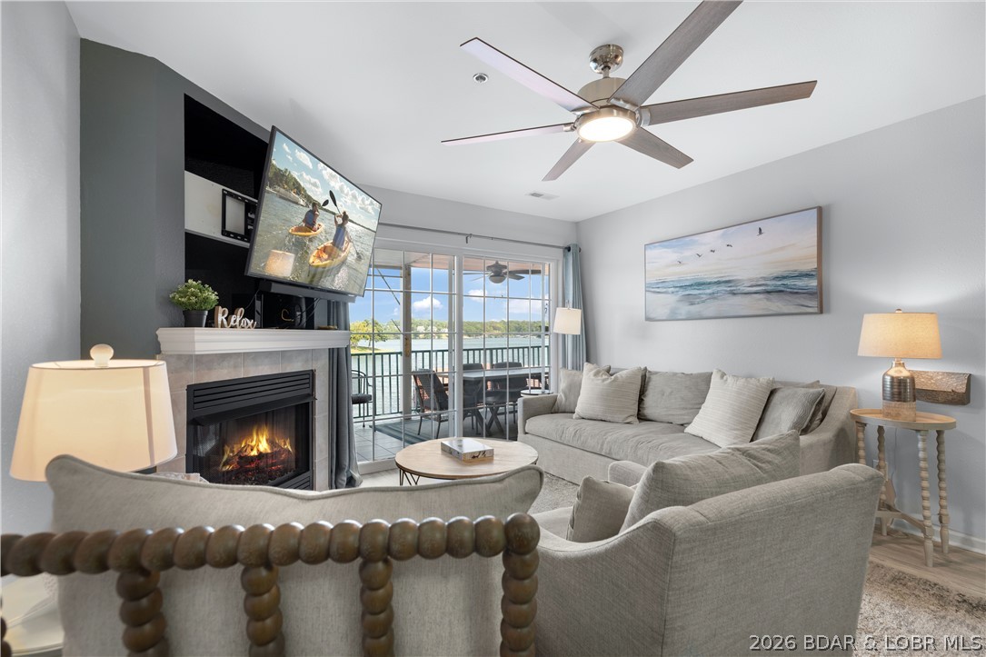182 Sac Road, Unit C 201 Sunrise Beach, MO 65079 - Photo 6 of 35 Living Room to Main Channel View