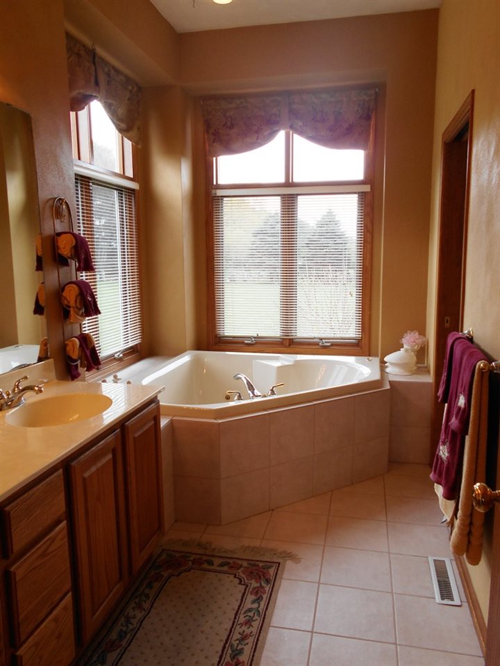 6733 Middle Road South Beloit, IL 61080 - Photo 8 of 19 a bathroom with a tub sink and mirror