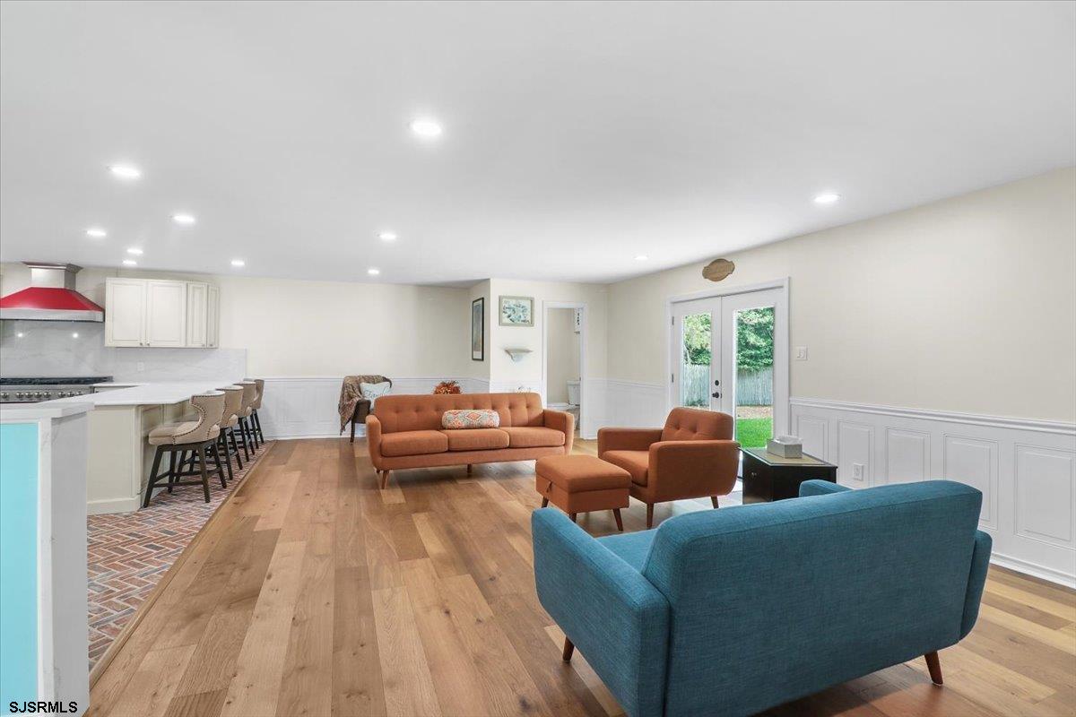 401 Clarkstown Road Mays Landing, NJ 08330 - Photo 40 of 57 a living room with furniture and a wooden floor