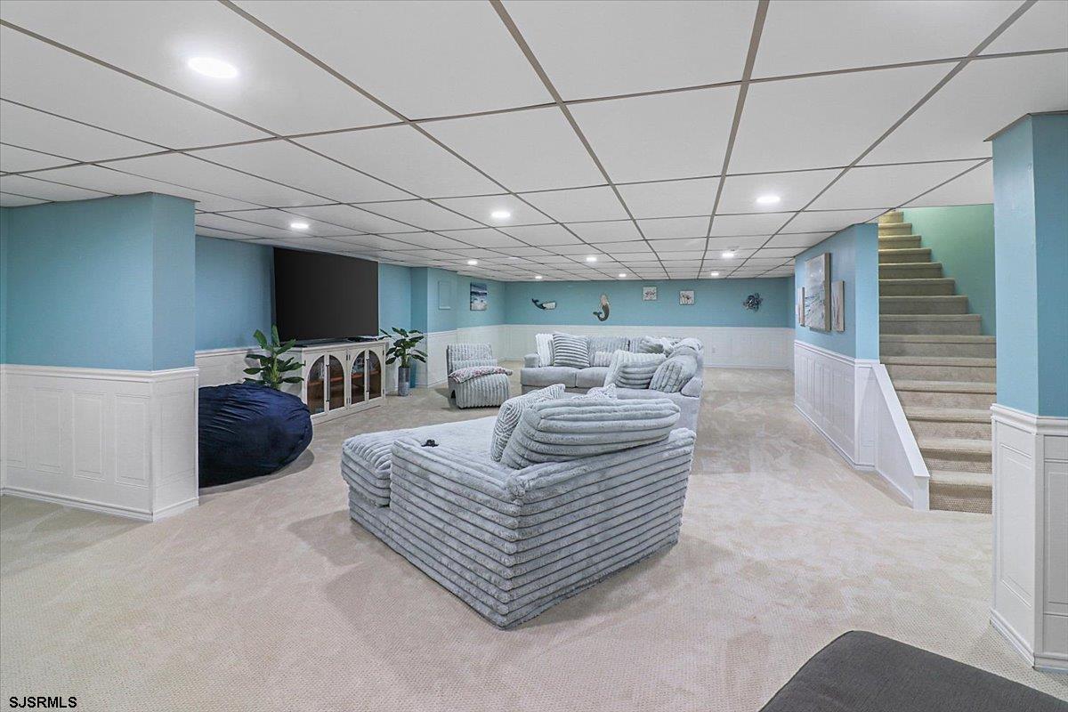 401 Clarkstown Road Mays Landing, NJ 08330 - Photo 44 of 57 a living room with furniture and a flat screen tv
