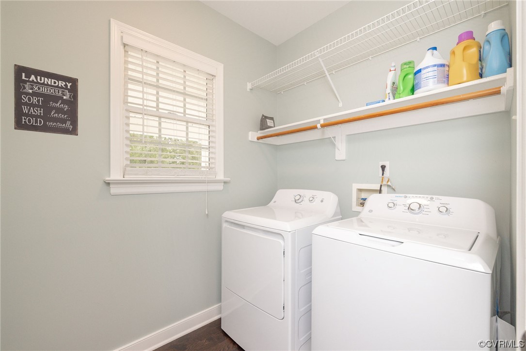 15725 Fox Marsh Drive Moseley, VA 23120 - Photo 23 of 50 a utility room with dryer and washer