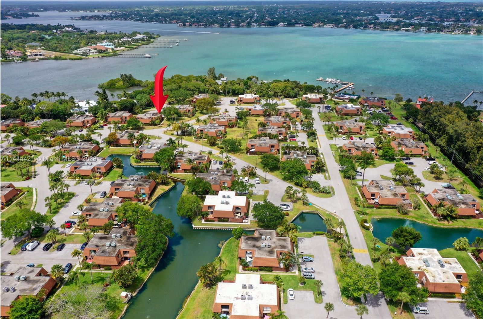 825 Center Street, Unit 28C Jupiter, FL 33458 - Photo 4 of 29 an aerial view of a houses with a lake view