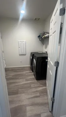 a view of walk in closet