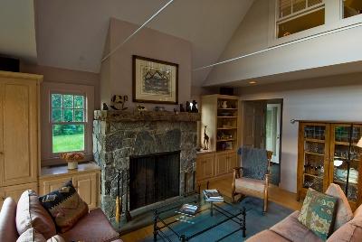 2087 Cold Spring Road Williamstown, MA 01267 - Photo 3 of 20 a living room with furniture and a fireplace