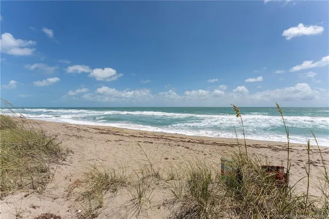 a view of beach and ocean