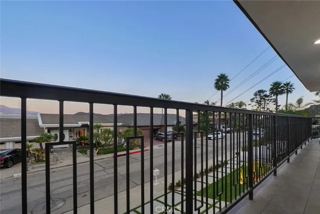 a view of staircase with white walls and white walls