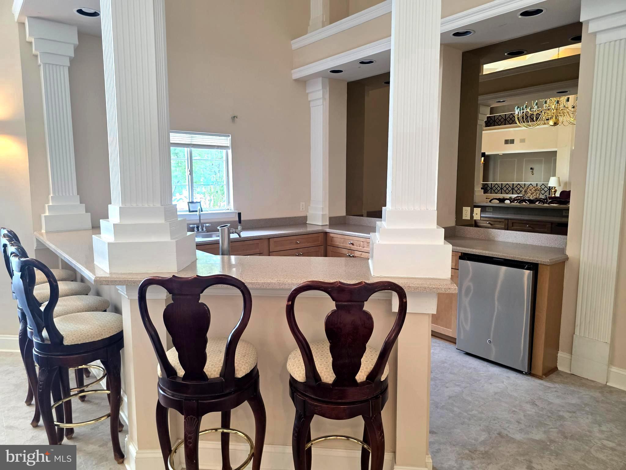 602 Churchill Road, Unit 602P Bel Air, MD 21014 - Photo 28 of 37 Manor House Wet Bar And Kitchen