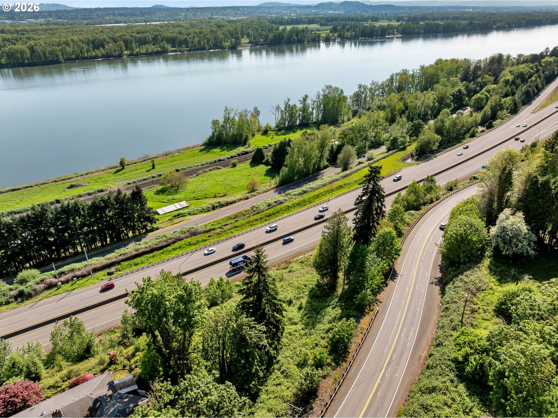 560 Northwest Brady Road Camas, WA 98607 - Photo 8 of 27 a view of a lake with a city view