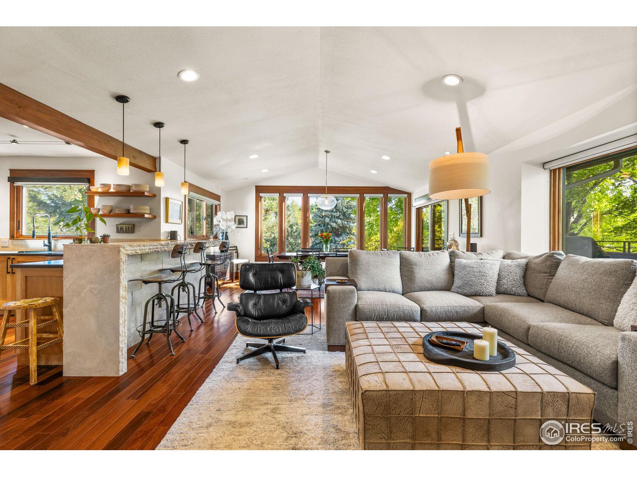 2545 Tamarack Avenue Boulder, CO 80304 - Photo 7 of 40 a living room with furniture and a large window