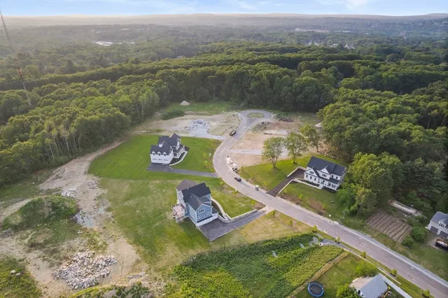a view of a lake with a mountain in the background