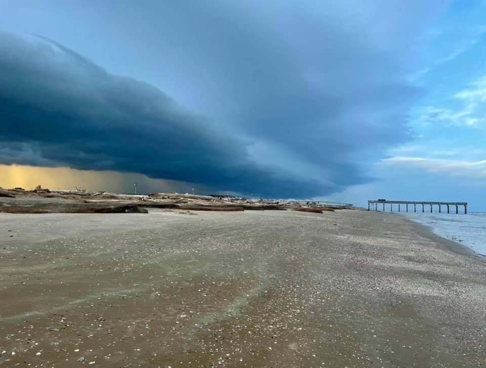 246 Seagull Road Sargent, TX 77414 - Photo 25 of 25 a view of an ocean and mountain