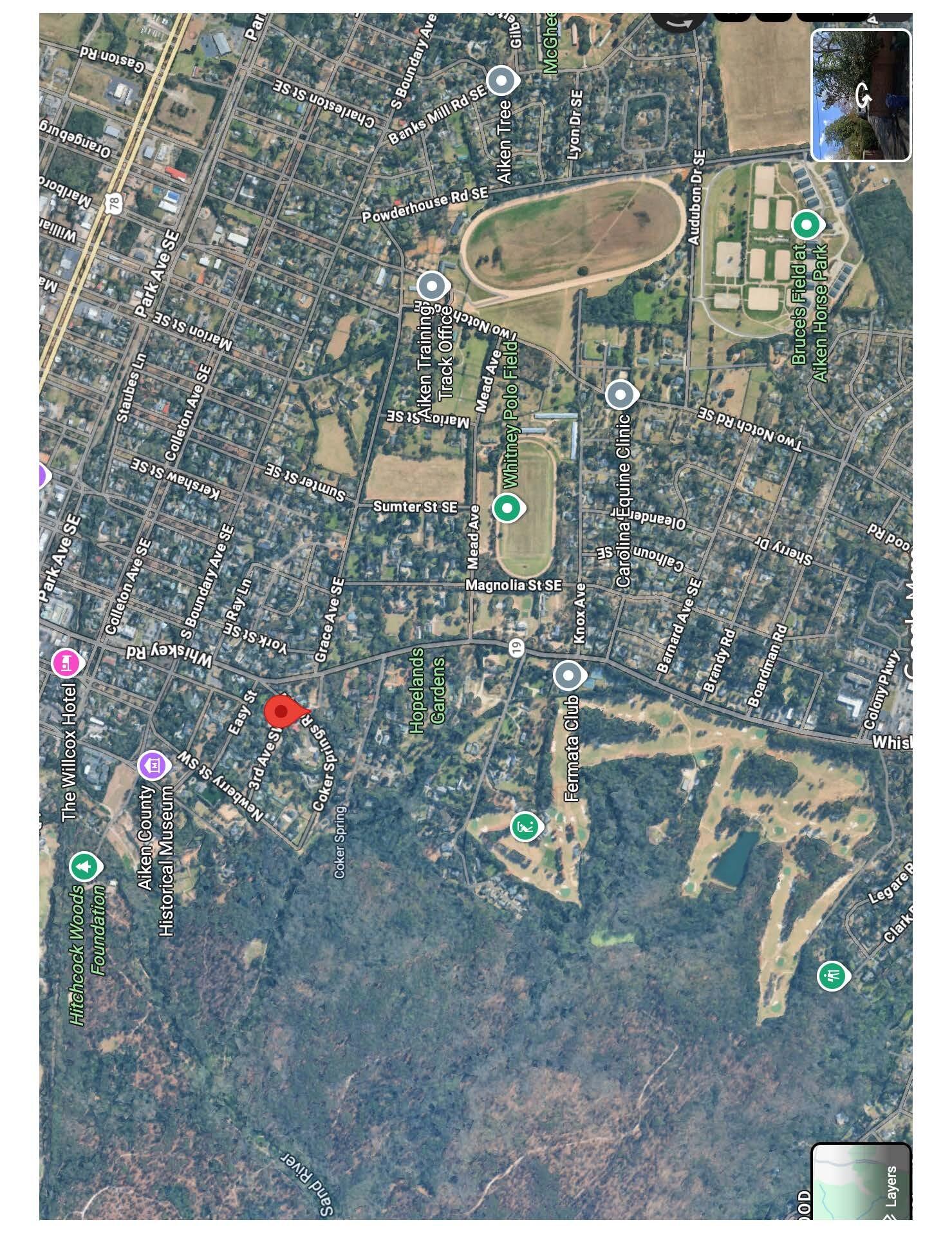 524 Coker Springs Road Southwest Aiken, SC 29801 - Photo 2 of 42 524 Coker Springs Aerial