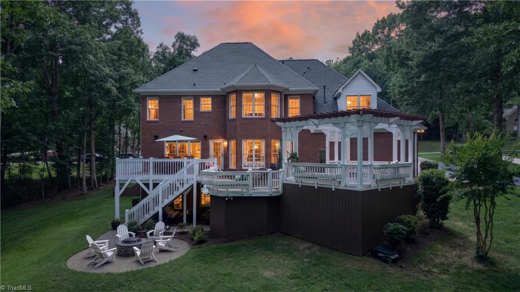 8508 Rosedale Drive Oak Ridge, NC 27310 - Photo 50 of 50 When the sun dips, the magic begins.