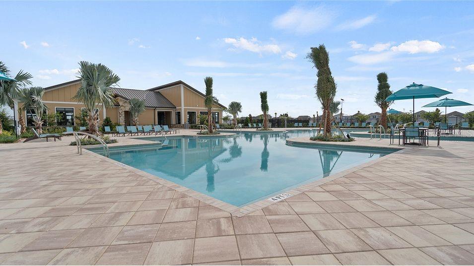 1623 Marksman Road Eagle Lake, FL 33839 - Photo 23 of 24 a view of a lake with a terrace
