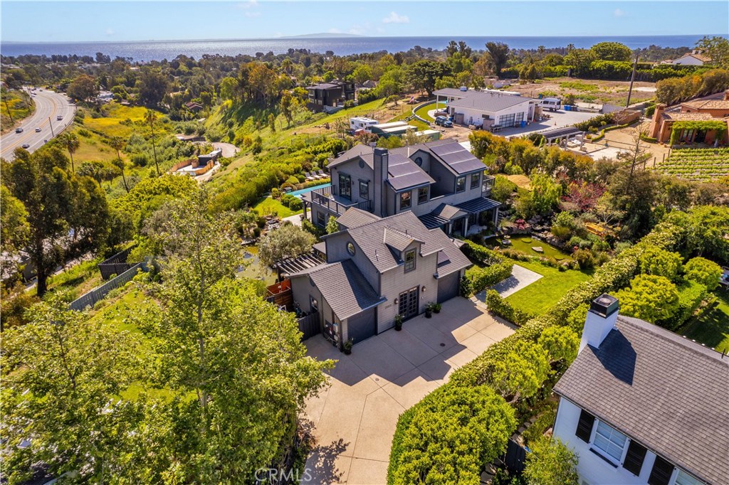 28850 Hampton Place Malibu, CA 90265 - Photo 52 of 53 an aerial view of a house with a yard