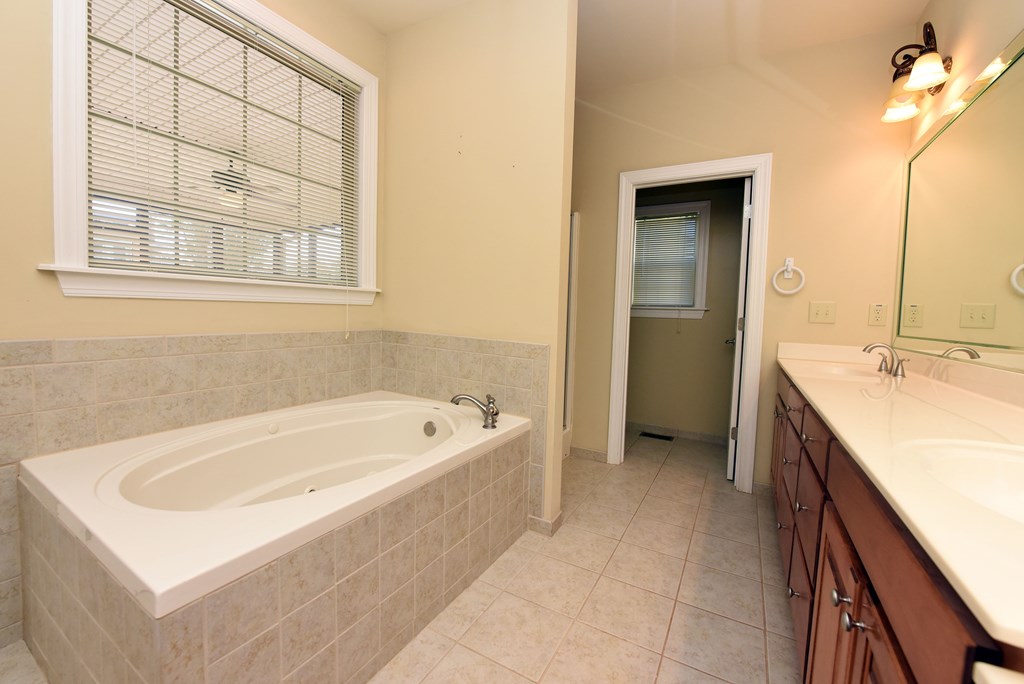 328 Asa Dorsey Road Cleveland, GA 30528 - Photo 13 of 35 a bathroom with a tub sink and mirror