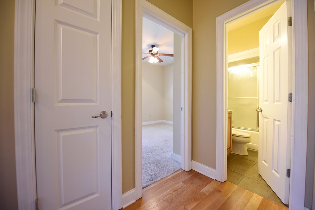 328 Asa Dorsey Road Cleveland, GA 30528 - Photo 21 of 35 a bathroom with a granite countertop shower and a toilet