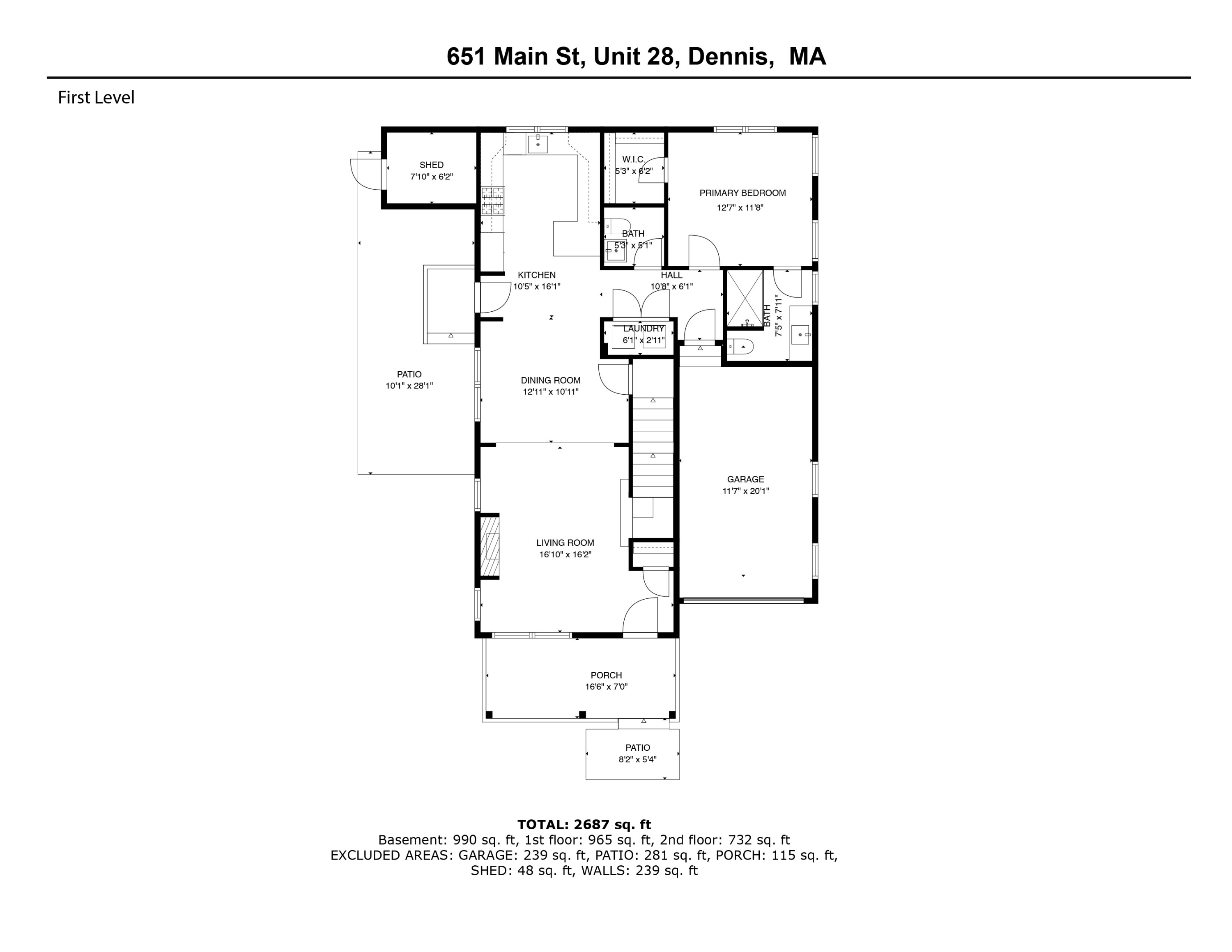 601 Main Street, Unit #28 Dennis, MA 02638 - Photo 36 of 38