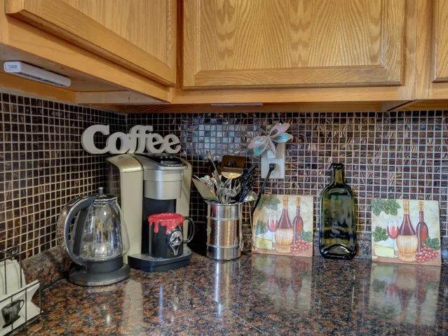 a close view of water heater room