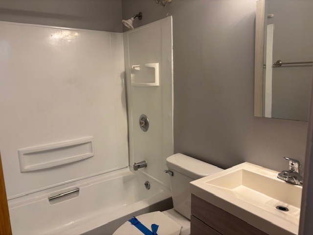 1316 Monroe Street Lake In The Hills, IL 60156 - Photo 9 of 20 a bathroom with a sink and a mirror