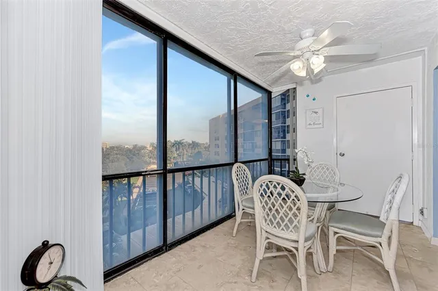 a view of a lake from a roof deck