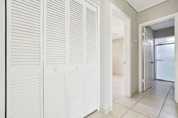 a view of a livingroom with a window