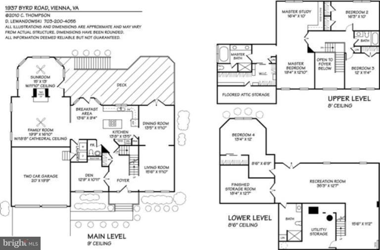 1937 Byrd Road Vienna, VA 22182 - Photo 23 of 23 Floor Plan