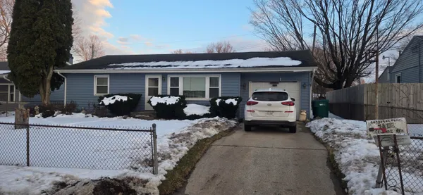 a view of a house with a patio