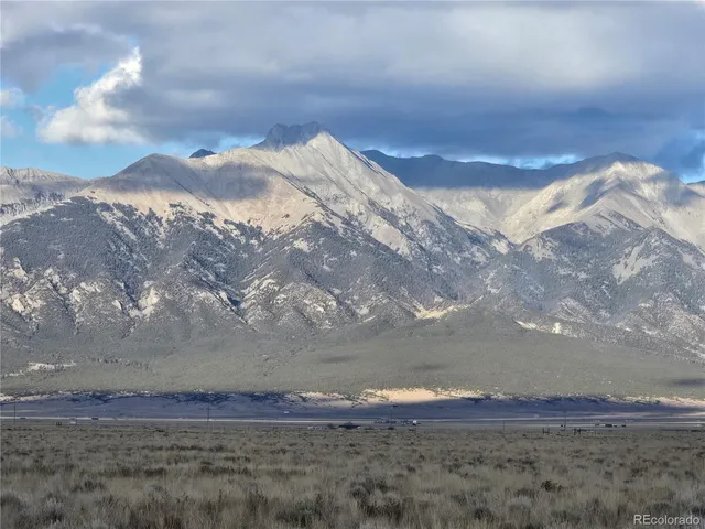 a view of sunset and yard