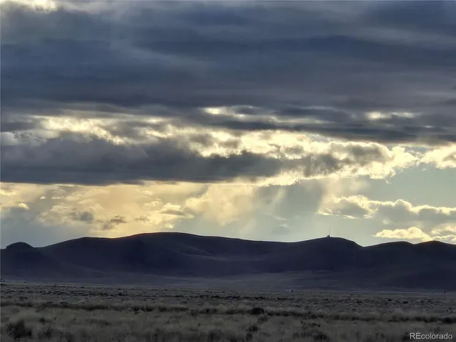 a view of an outdoor space and mountain view