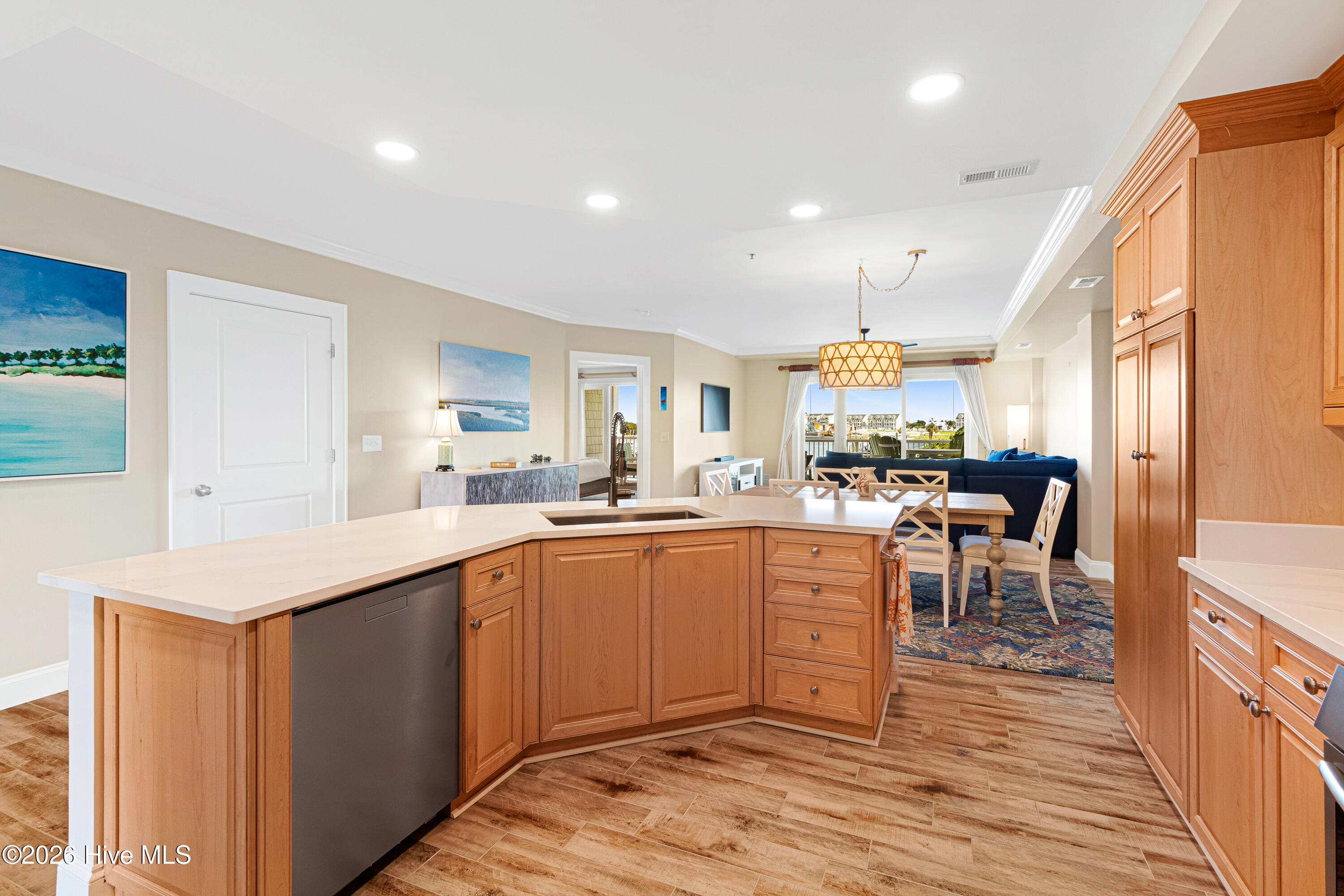 212 Old Causeway Road, Unit 107 & B13 SLIP Beaufort, NC 28516 - Photo 2 of 49 Spacious Kitchen