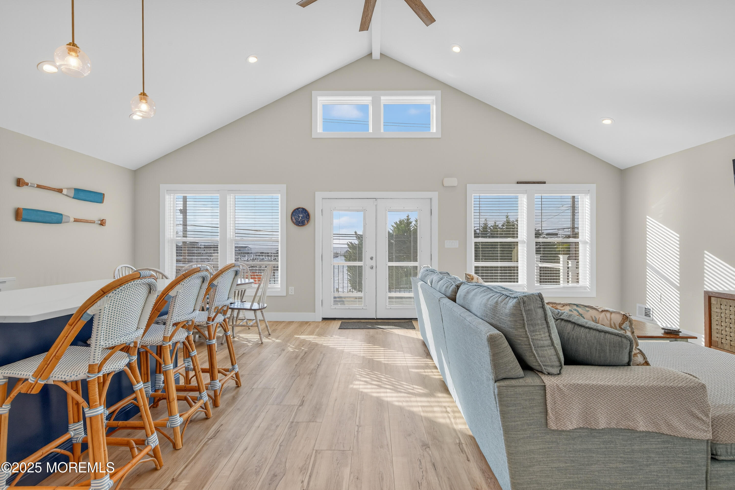 A3255 Goa Way Lavallette, NJ 08735 - Photo 5 of 34 a living room with furniture and a floor to ceiling window