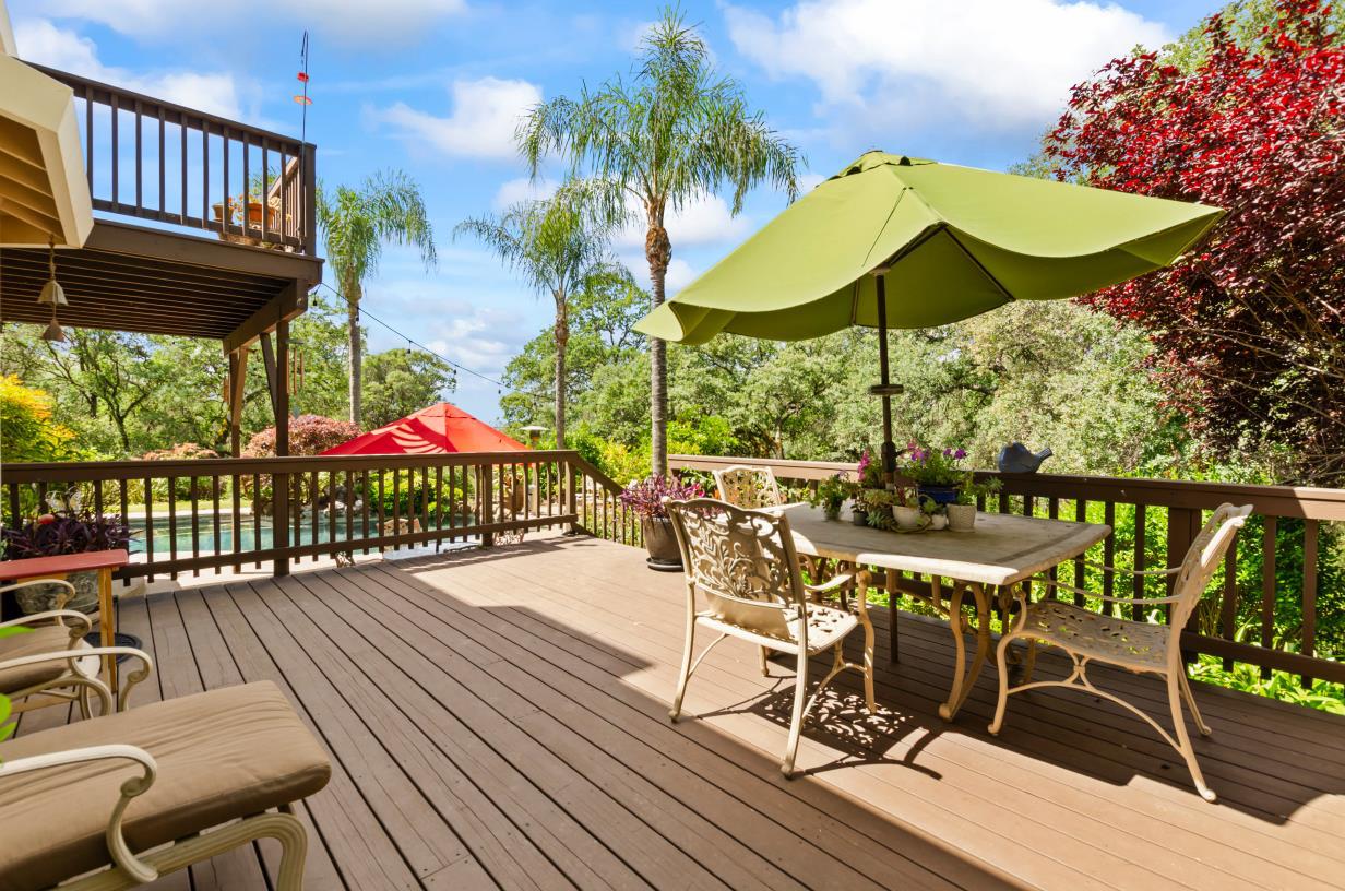 3720 Four Springs Drive Rescue, CA 95672 - Photo 2 of 34 a view of a chairs and table in the balcony