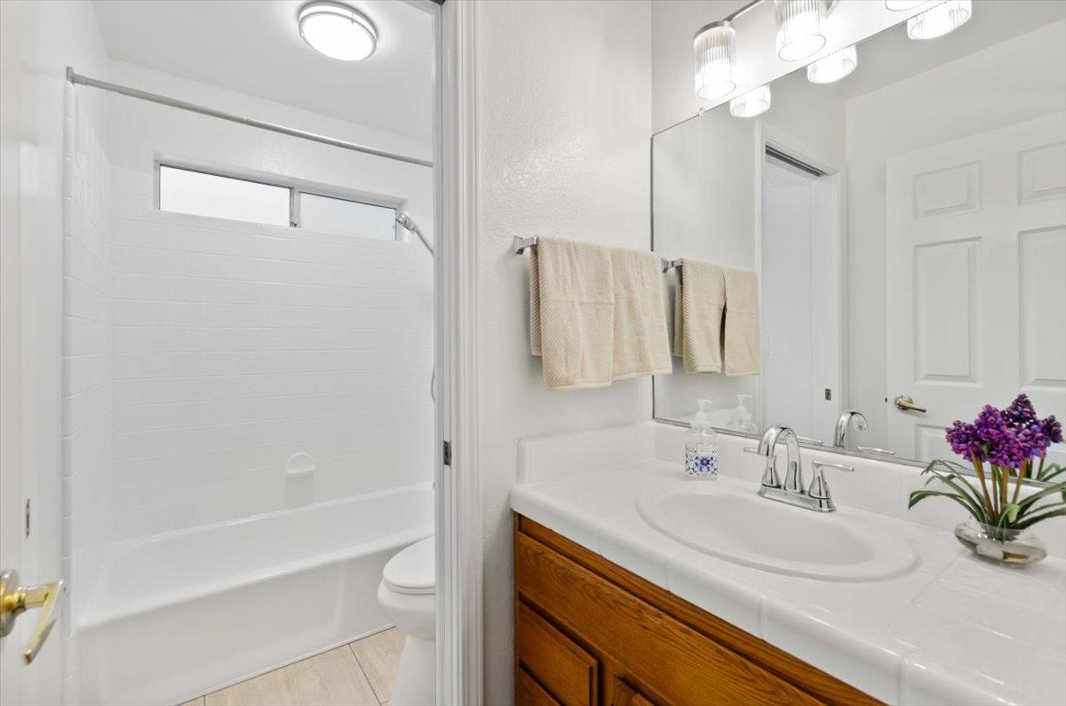 3720 Four Springs Drive Rescue, CA 95672 - Photo 21 of 34 a bathroom with a sink a toilet and shower