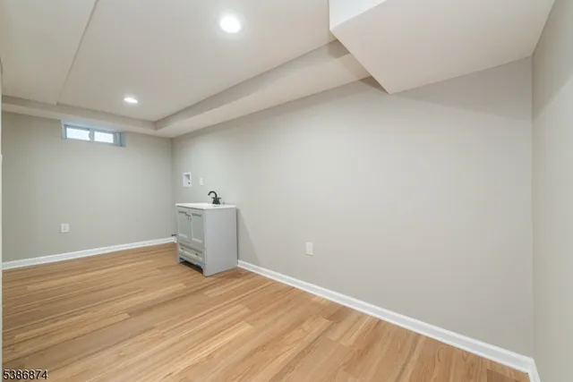 wooden floor in a room