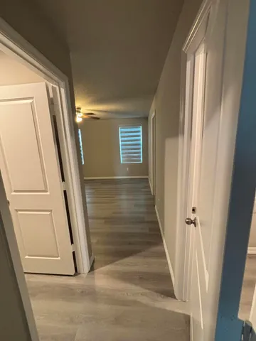 a view of front door