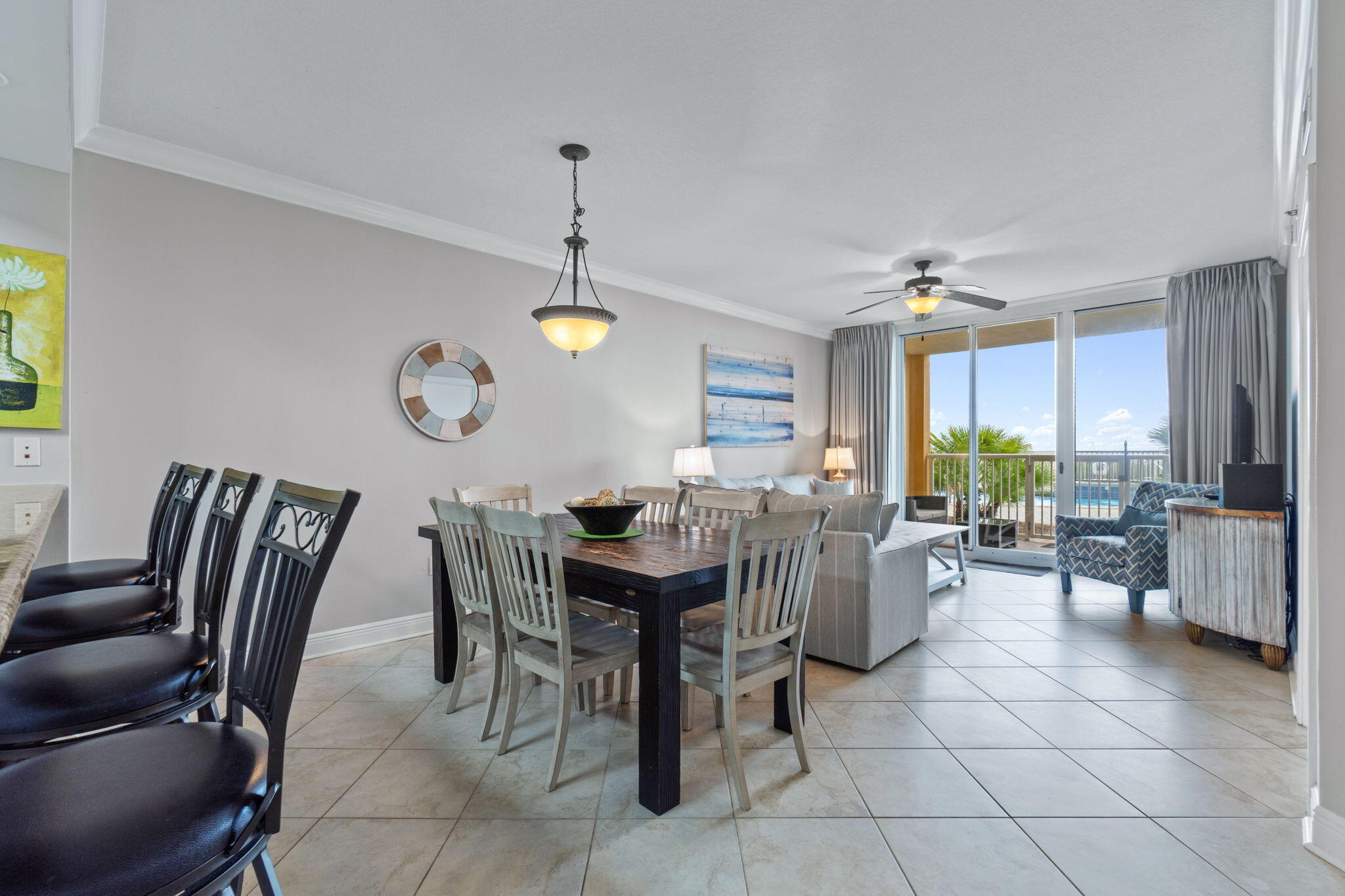 1150 Santa Rosa Boulevard, Unit 113 Fort Walton Beach, FL 32548 - Photo 12 of 71 a view of a dining room with furniture