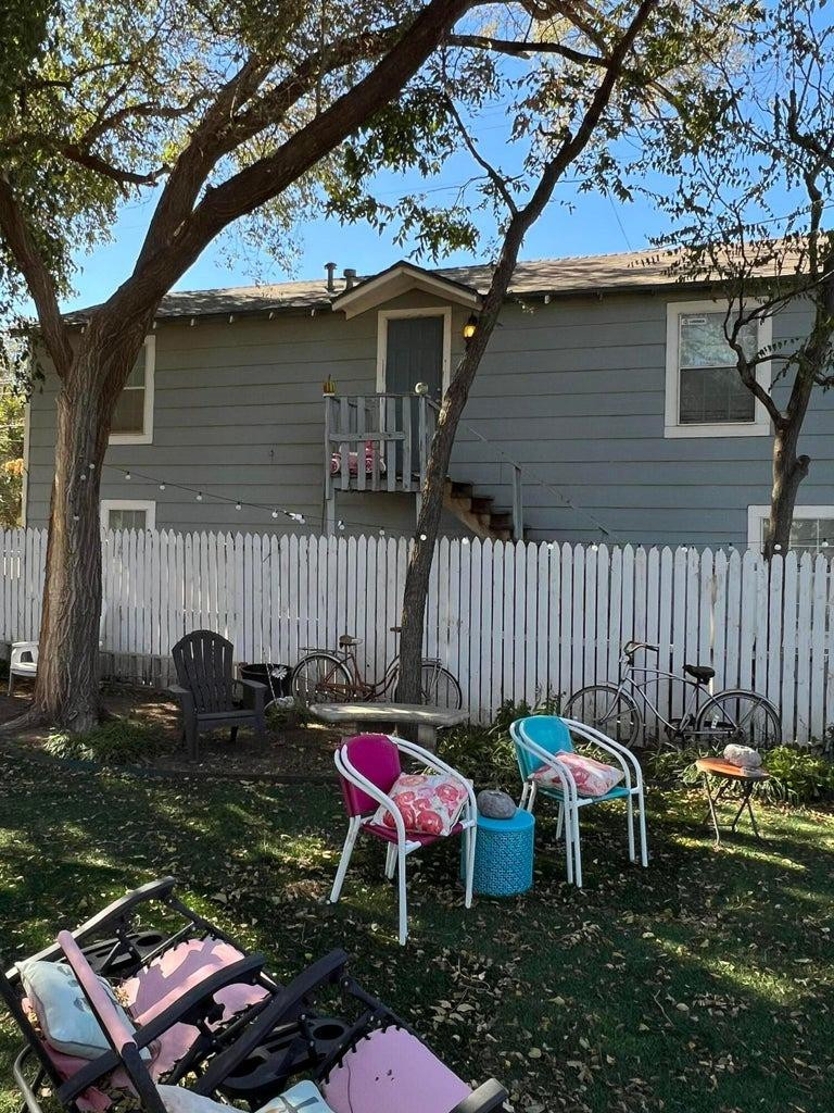 715 Denver Plainview, TX 79072 - Photo 44 of 45 a backyard of a house with table and chairs