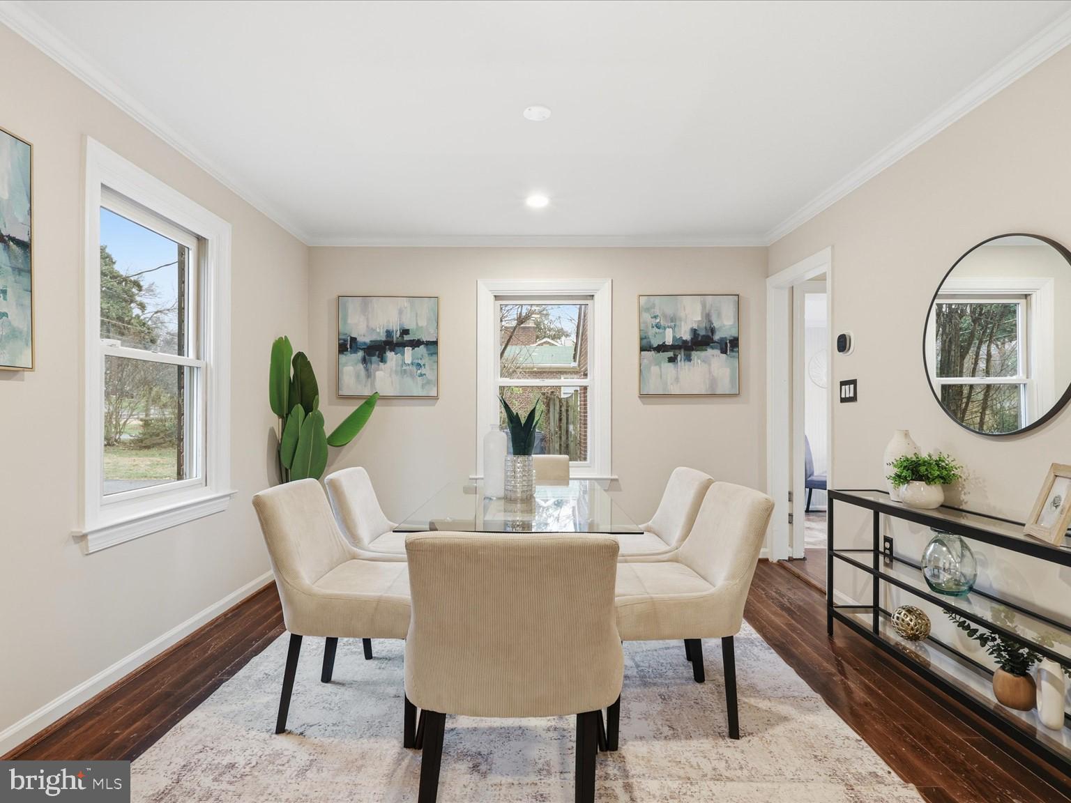 6437 Spring Terrace Falls Church, VA 22042 - Photo 8 of 42 a view of a livingroom with furniture and a potted plant