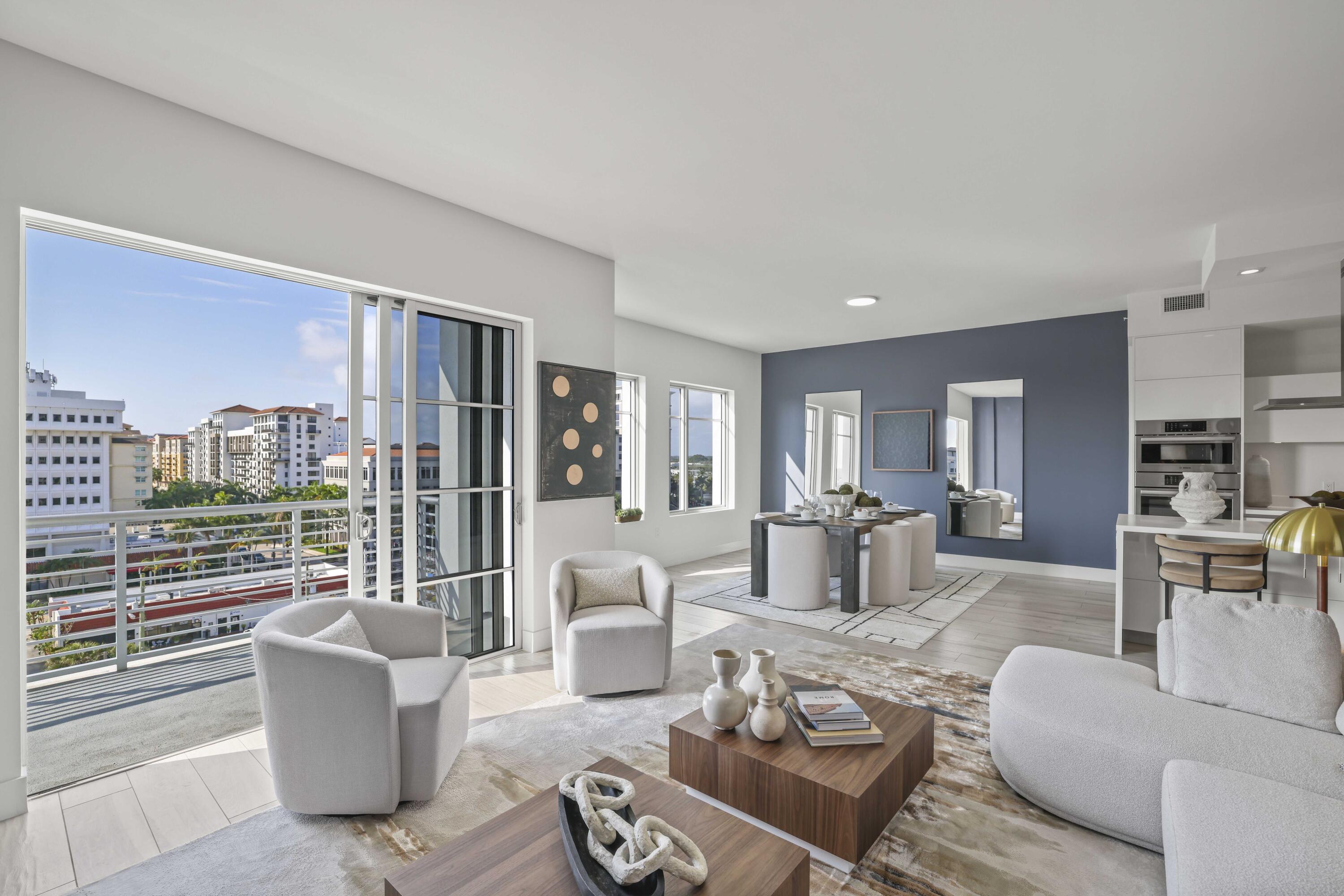 155 East Boca Raton Road, Unit 814 Boca Raton, FL 33432 - Photo 4 of 57 15 Living:Dining city views