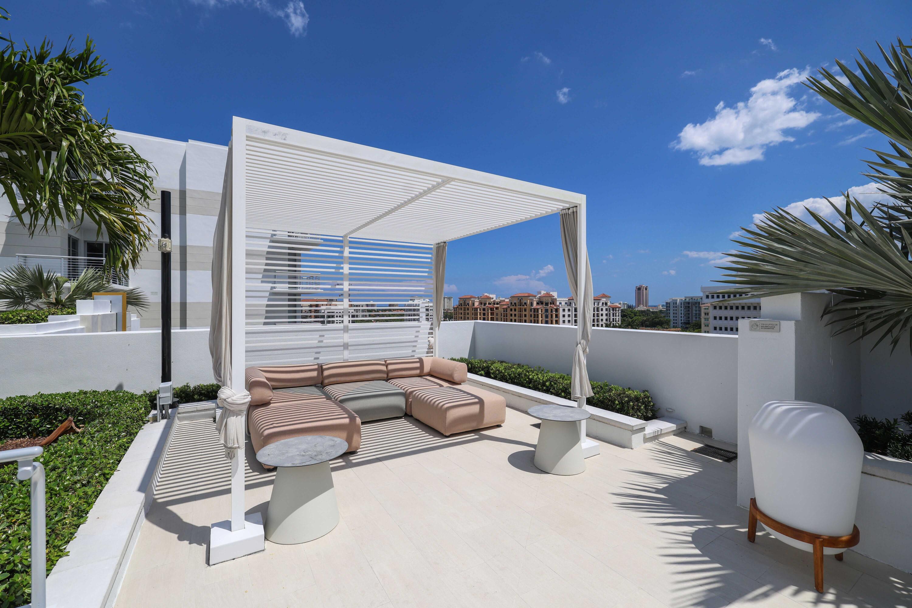 155 East Boca Raton Road, Unit 814 Boca Raton, FL 33432 - Photo 50 of 57 Tower 155 - 85. Rooptop Cabana